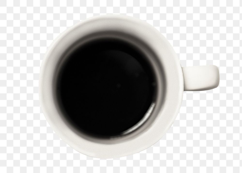 Hot coffee cup png sticker, transparent background