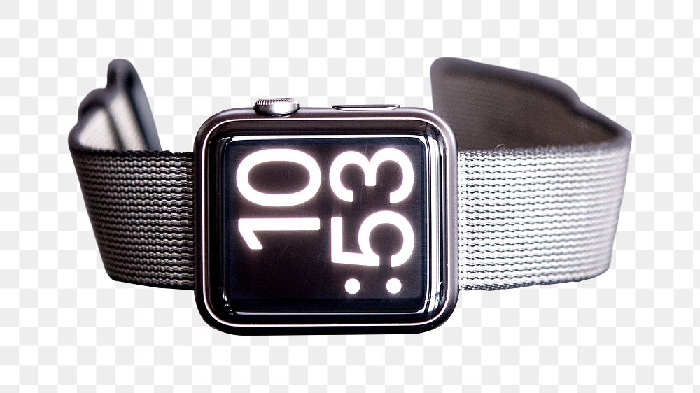 Smartwatch png sticker, transparent background