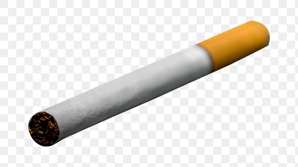Cigarette png smoking sticker, transparent background