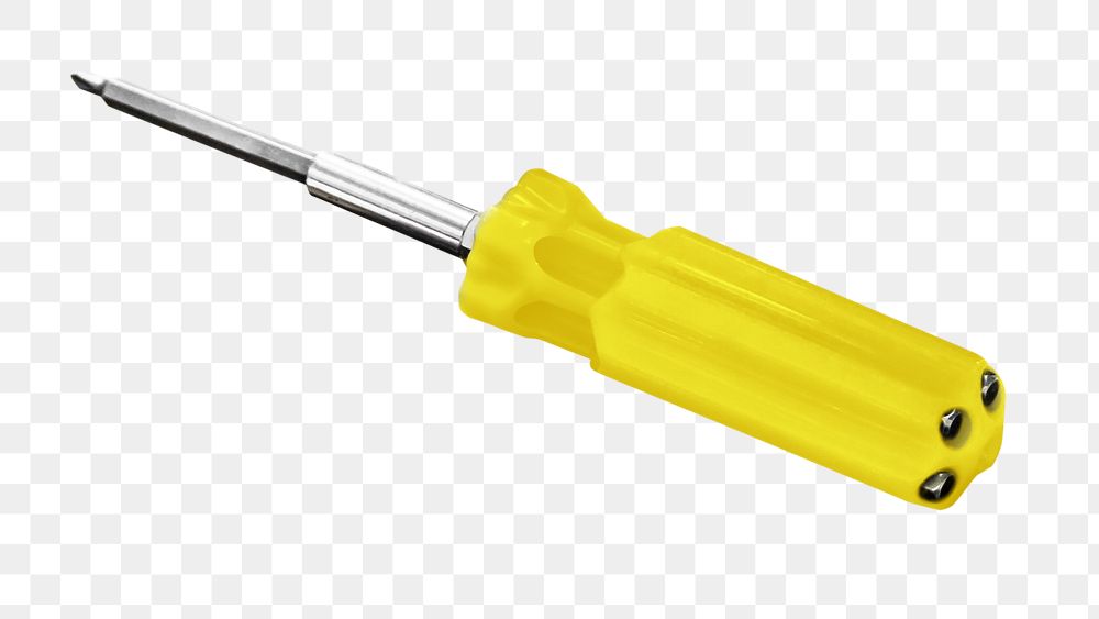 Screwdriver png, isolated object, transparent background