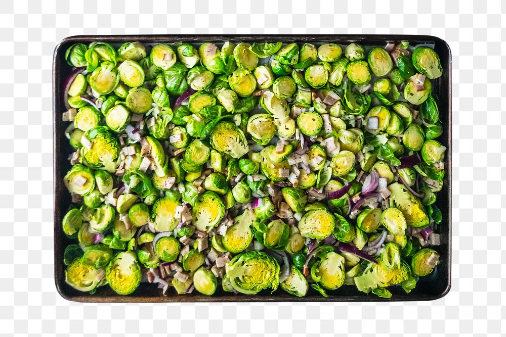 Brussels sprouts png collage element, transparent background