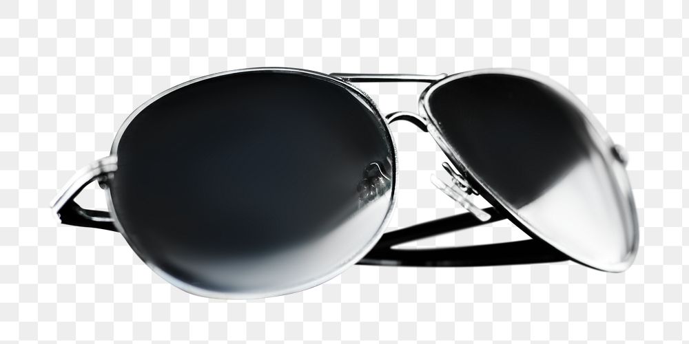 Fashion sunglasses png collage element, transparent background