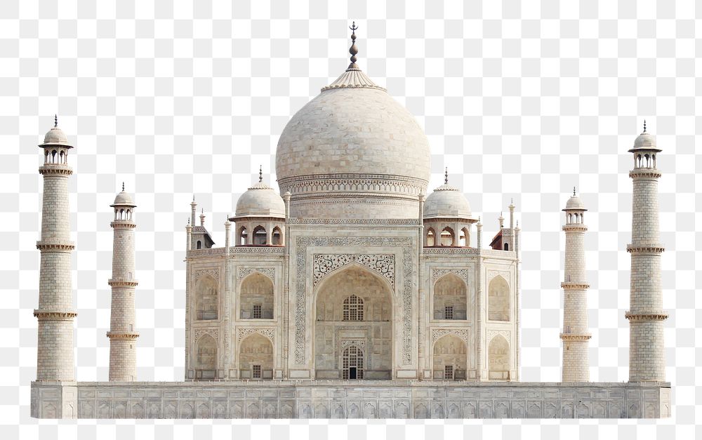 Taj Mahal png collage element, transparent background