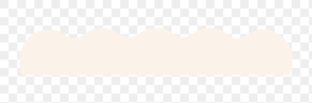 Pastel png curve border, transparent background