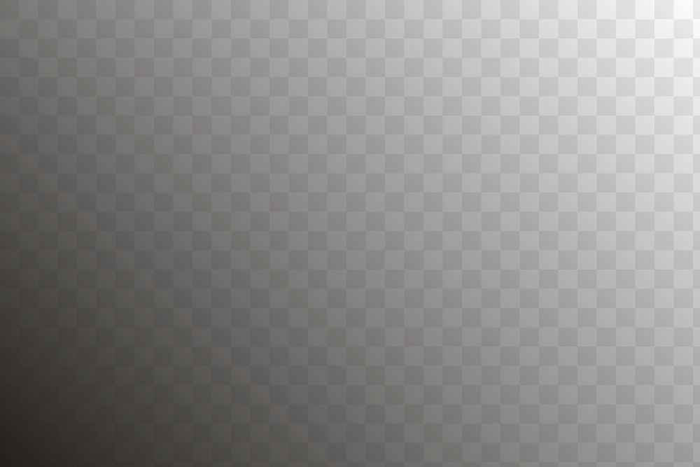 Gradient black png overlay, transparent background