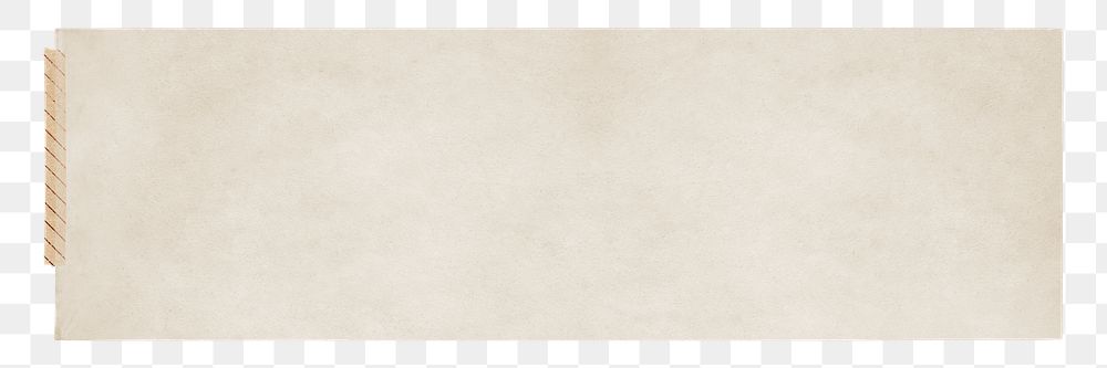 PNG Beige paper collage element, transparent background