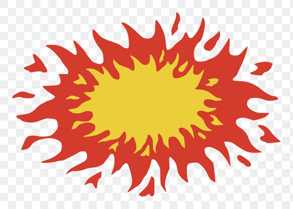 Fire png sticker, transparent background. Free public domain CC0 image.