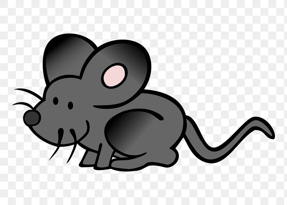 Mouse png sticker, transparent background. Free public domain CC0 image.