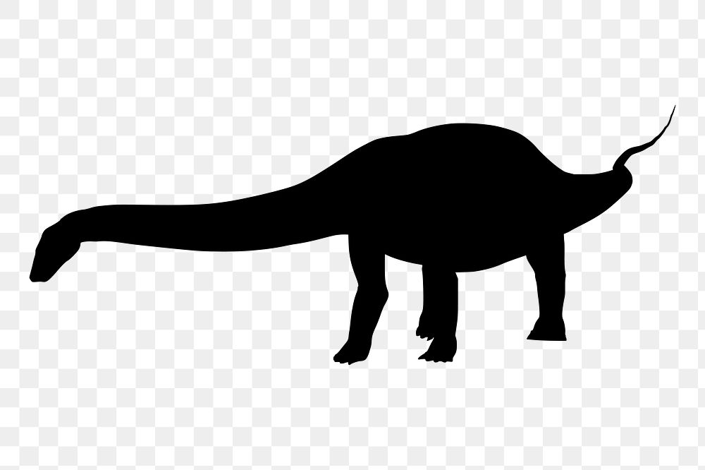 Dinosaur png illustration, transparent background. Free public domain CC0 image.