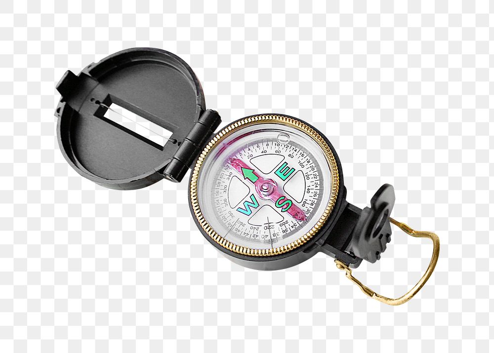 Direction navigator compass png equipment, transparent background