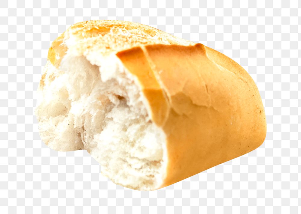 Bread bun png, food element, transparent background