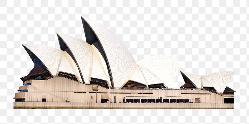 Png Sydney opera house, isolated object, transparent background