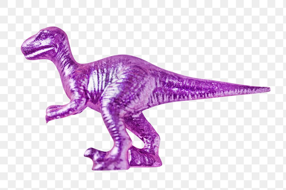 Png pink dinosaur, isolated object, transparent background