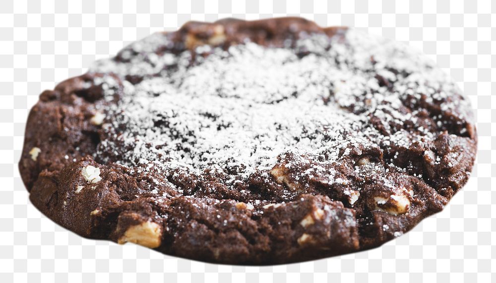 Homemade chocolate cookies. . png, transparent background