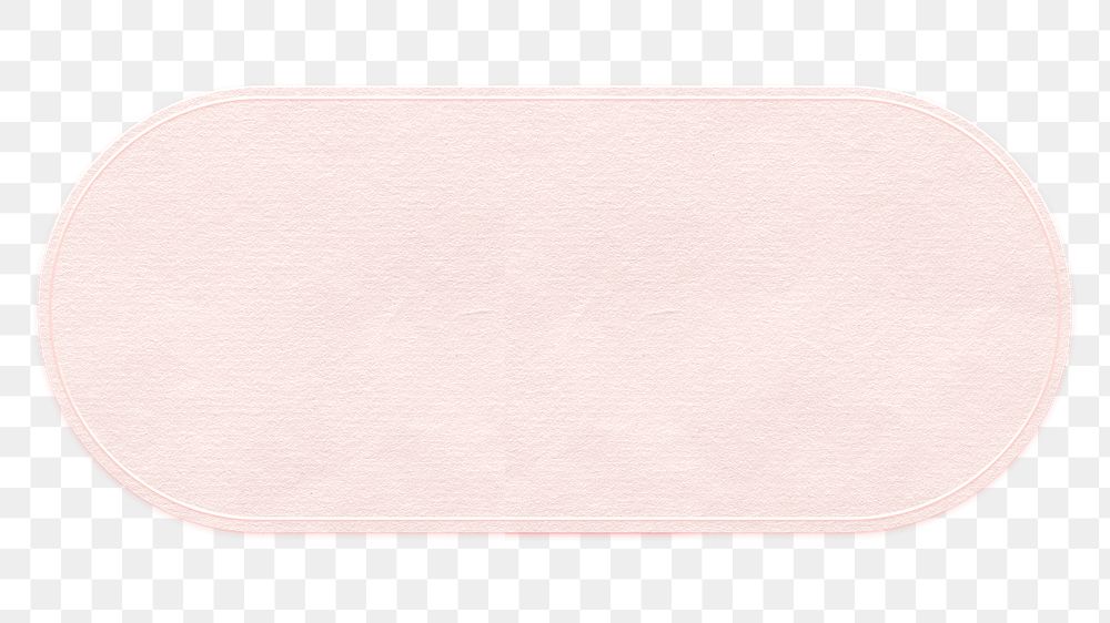 Pink png button on transparent background