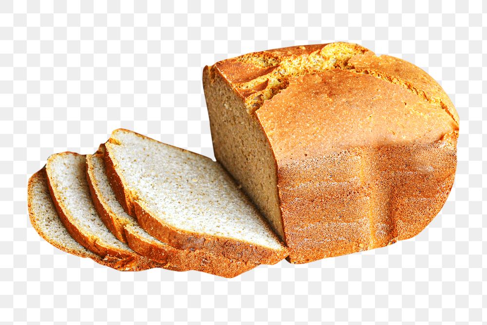 Loaf png collage element, transparent background