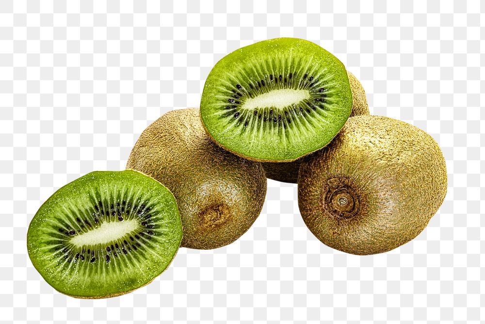 Kiwi png collage element, transparent background