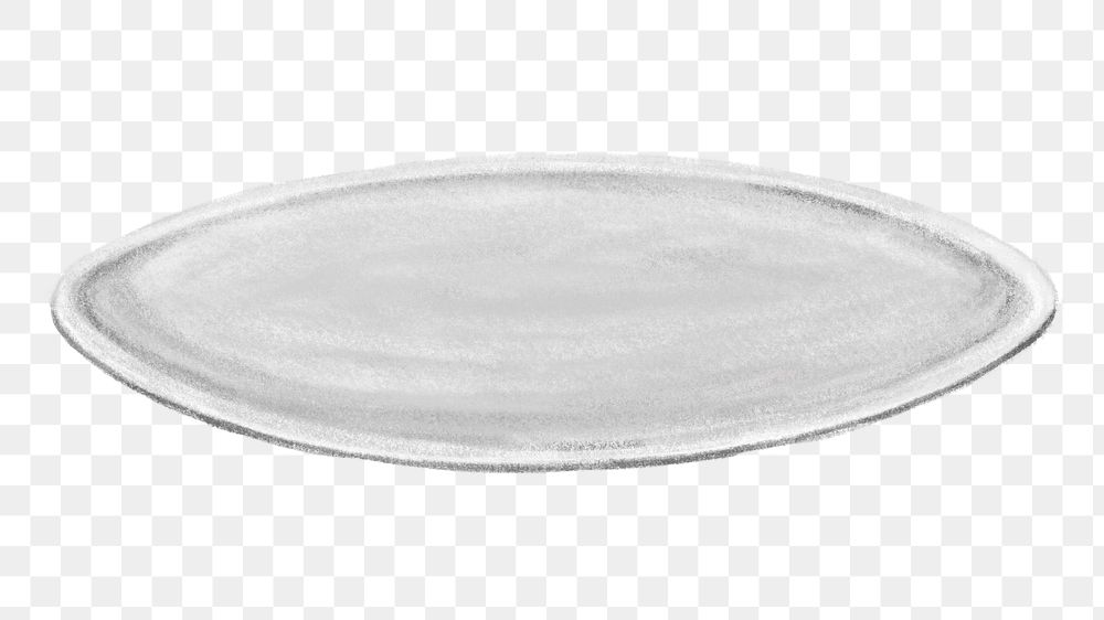 Food tray png, aesthetic illustration, transparent background