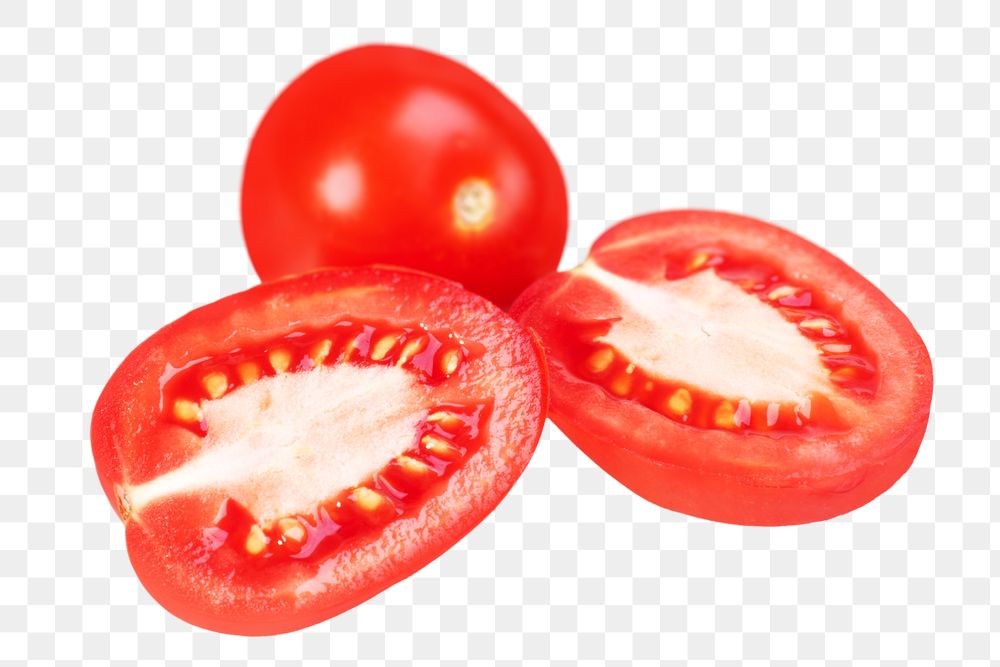 PNG tomato, collage element, transparent background