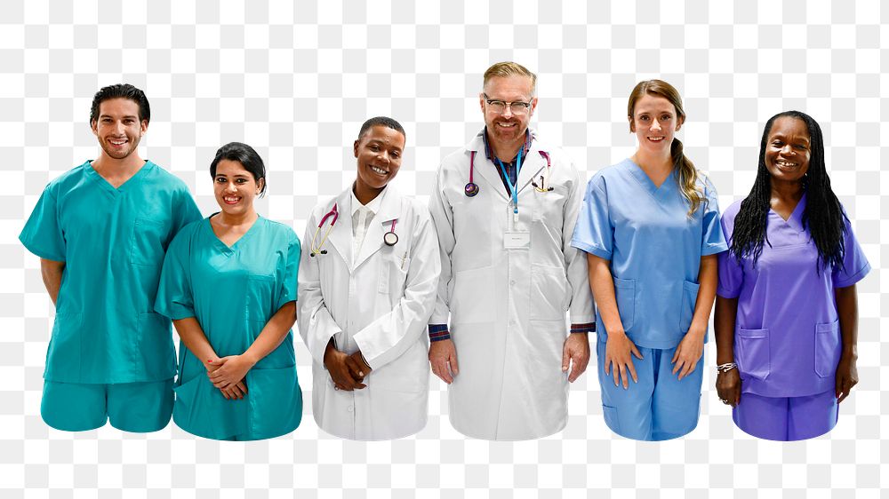 PNG Thank your nurses and medical staff transparent background