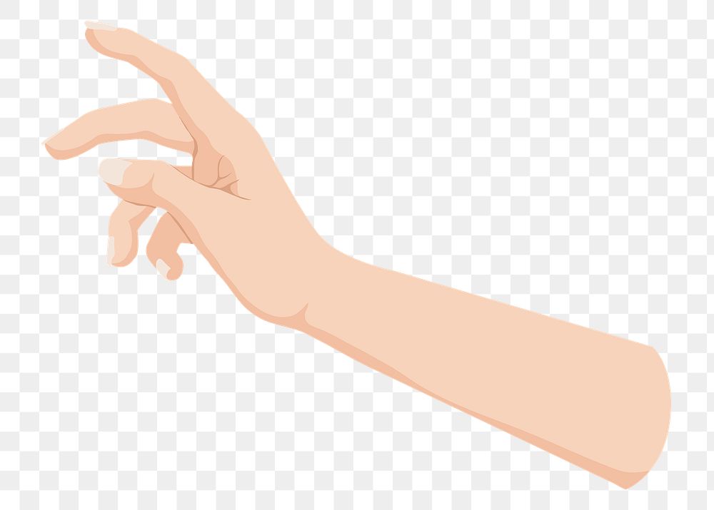 Hand gesture png,  transparent background