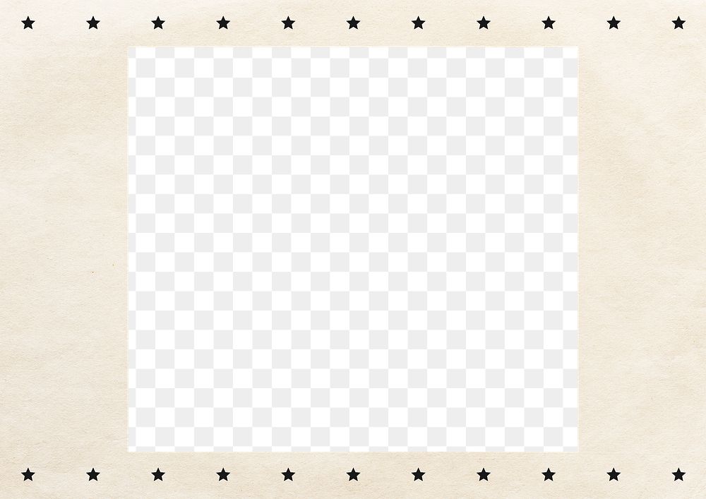 Beige frame png, transparent background