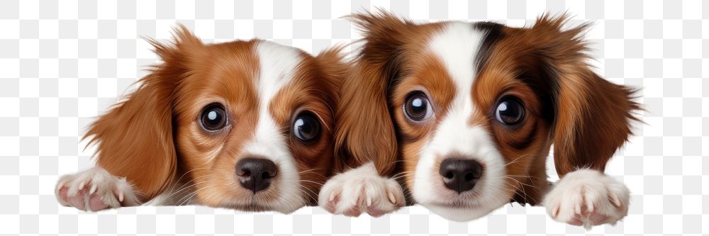 Spaniel mammal animal puppy.  PNG with transparent background.