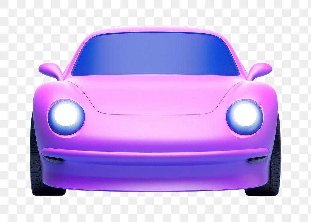 Vehicle purple wheel car.  PNG with transparent background.