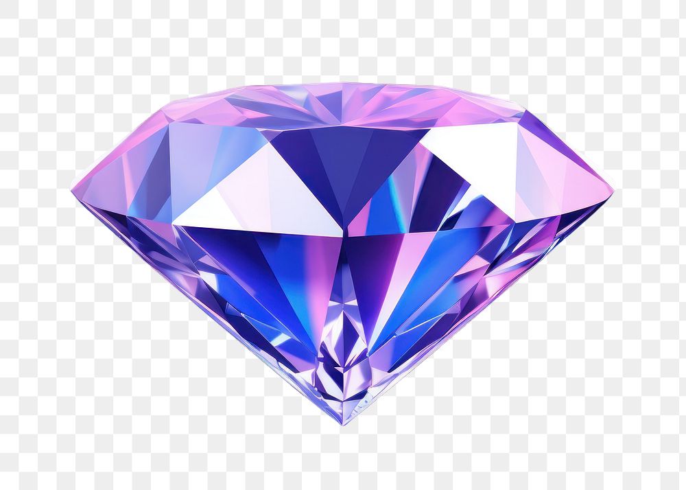 Amethyst gemstone jewelry diamond. AI generated Image by rawpixel.
