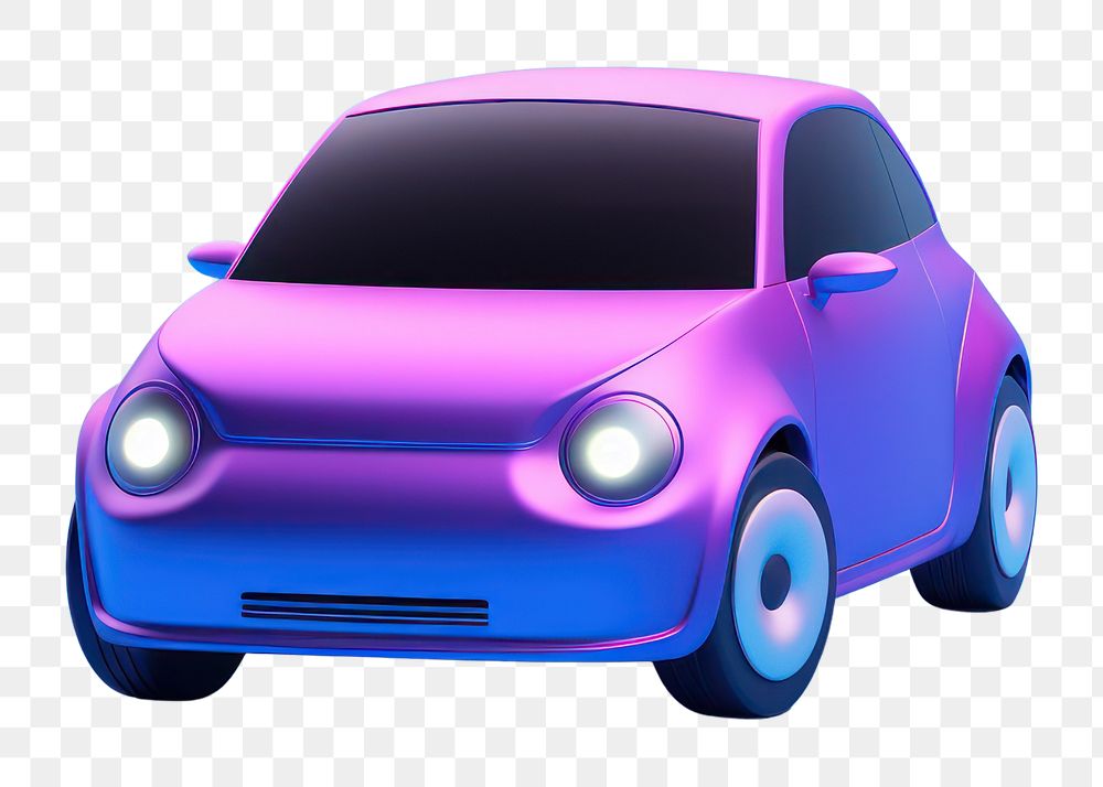 Vehicle purple wheel car.  PNG with transparent background.