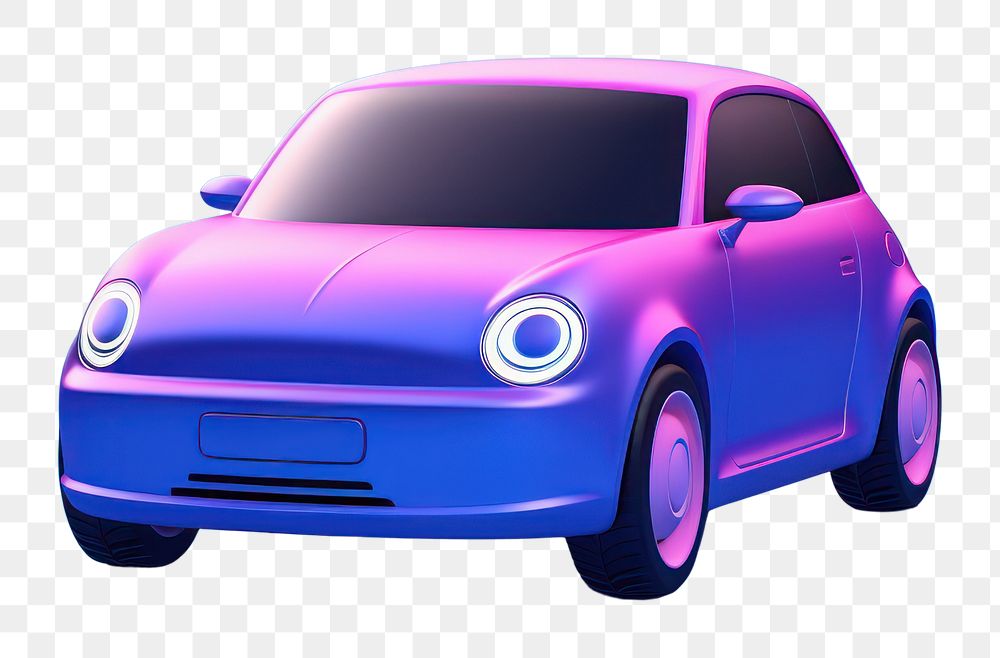 Vehicle purple wheel car.  PNG with transparent background.