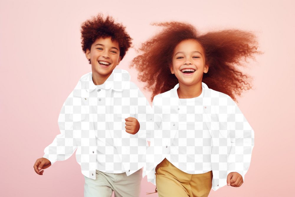 PNG kid's apparel mockup, transparent design