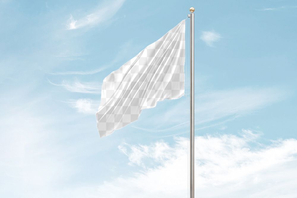 Flag png transparent mockup