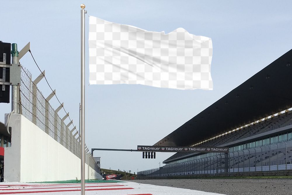 Flag png transparent mockup