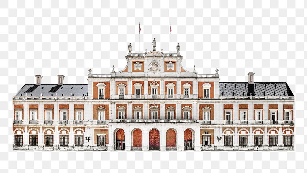 Png Royal Palace of Aranjuez in Spain, transparent background