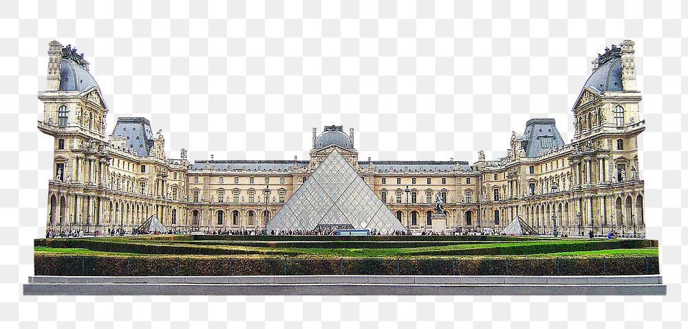Png Louvre museum in France, transparent background