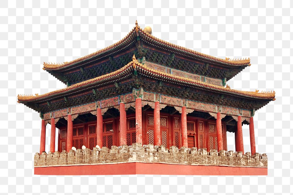 Png Forbidden City in China, transparent background
