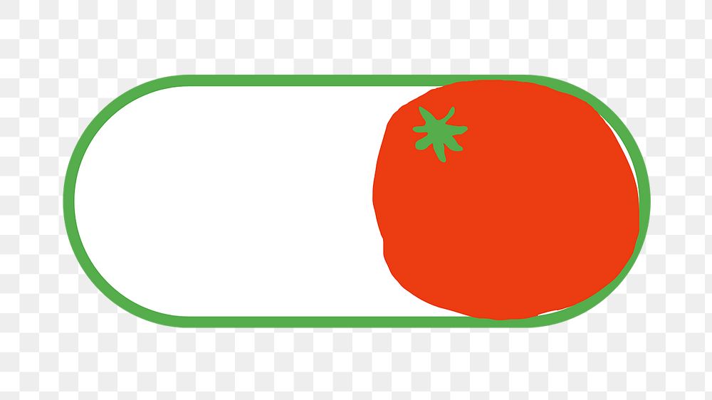 PNG Tomato slide icon, transparent background