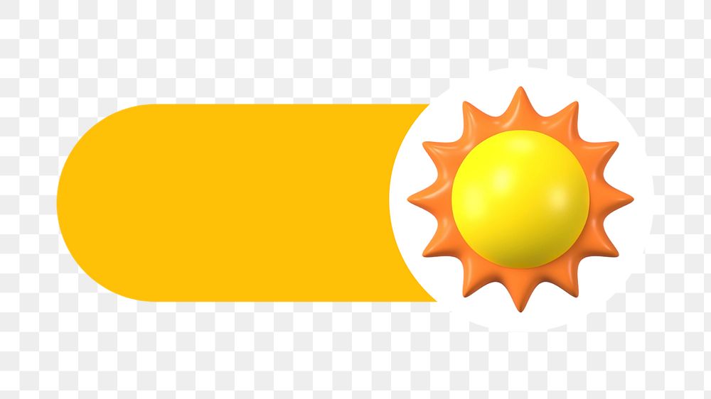 PNG Sun slide icon, transparent background