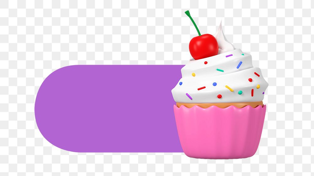 PNG Cupcake slide icon, transparent background