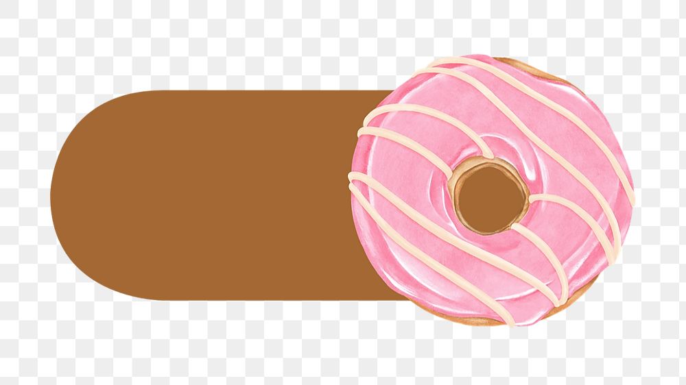 PNG Donut slide icon, transparent background