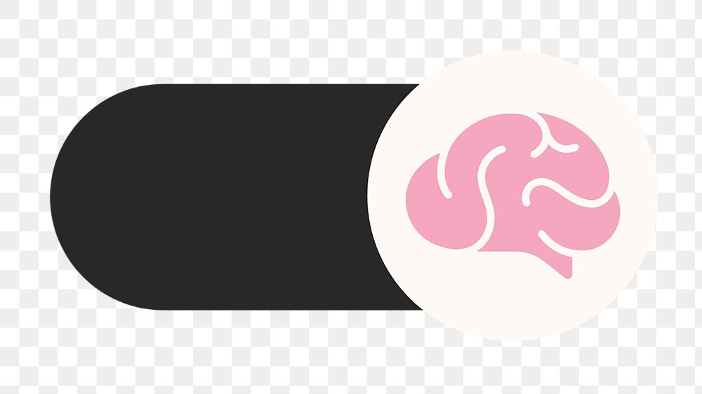 PNG Brain slide icon, transparent background