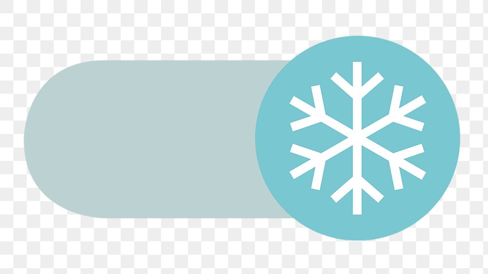 PNG Snowflake slide icon, transparent background