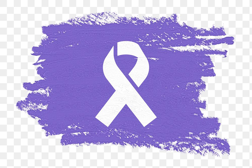 Png purple breast cancer awareness, transparent background