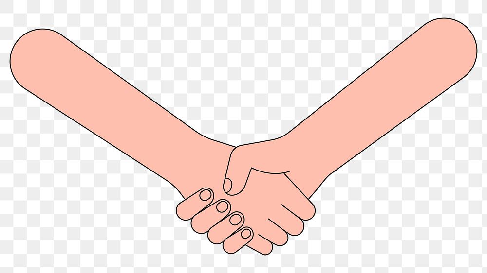 PNG Handshake, gesture illustration, transparent background