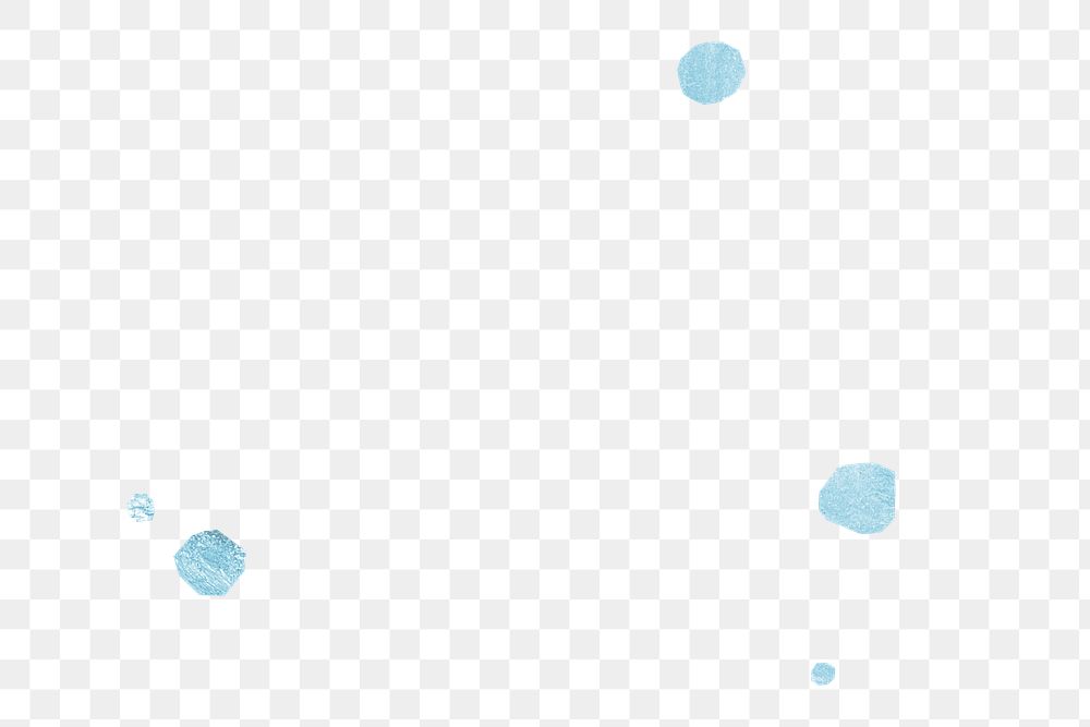 PNG Water droplets shape, paper craft element, transparent background