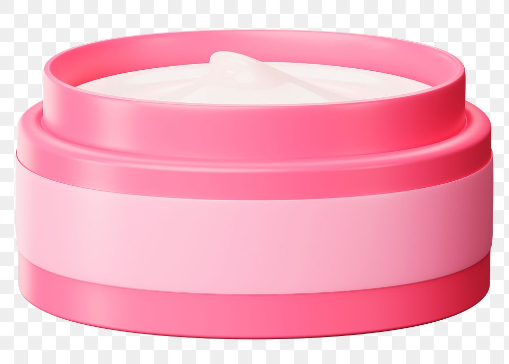 PNG 3D moisturizer jar, element illustration, transparent background