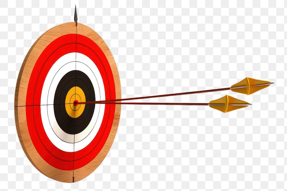 PNG Archery sports darts white background. AI generated Image by rawpixel.