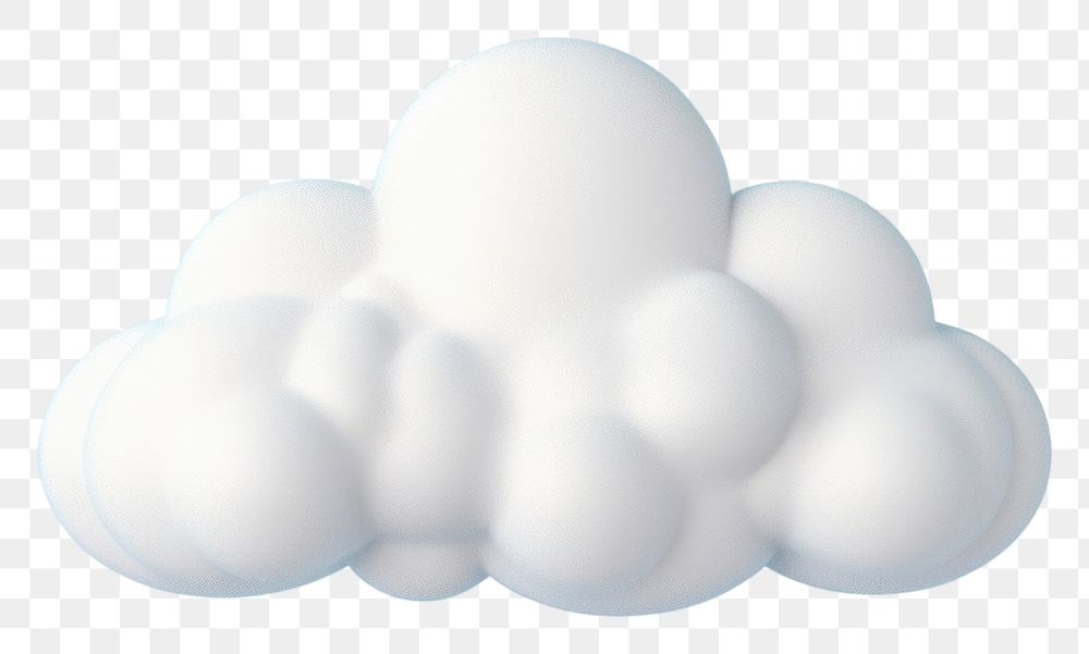 PNG White cloud fluffy circle. AI generated Image by rawpixel.