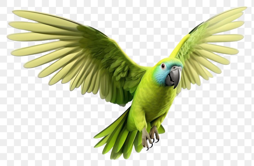 PNG Parrot animal bird wing